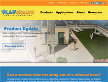 Tablet Screenshot of playguardsurfacing.com